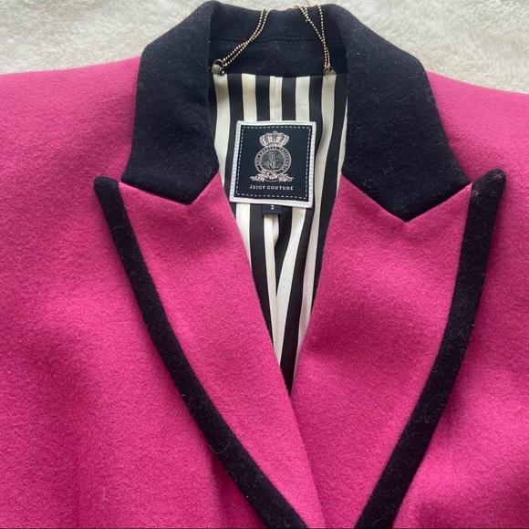 Authentic Juicy couture limited edition Pink blazer in size 2 - Picture 6 of 6